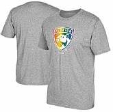 Men's Florida Panthers Gray Reebok Rainbow Pride Short Sleeve T-Shirt FengYun,baseball caps,new era cap wholesale,wholesale hats